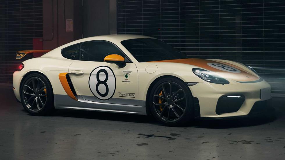 Μοναδική Porsche 718 Cayman GT4 τιμά την αγωνιστική 906 